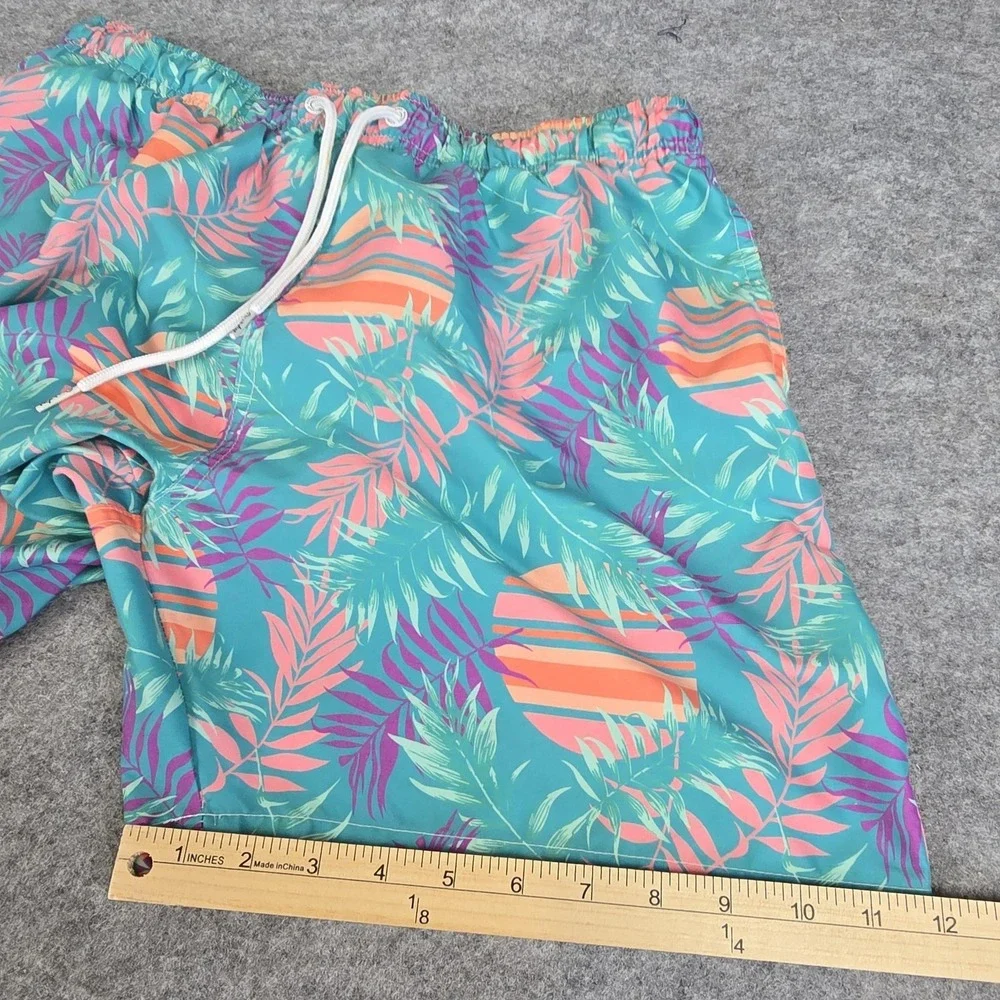 Boardies Apparel Shorts Mens‎ Large Multicolor Tropical Swim Trunks Quick Dry